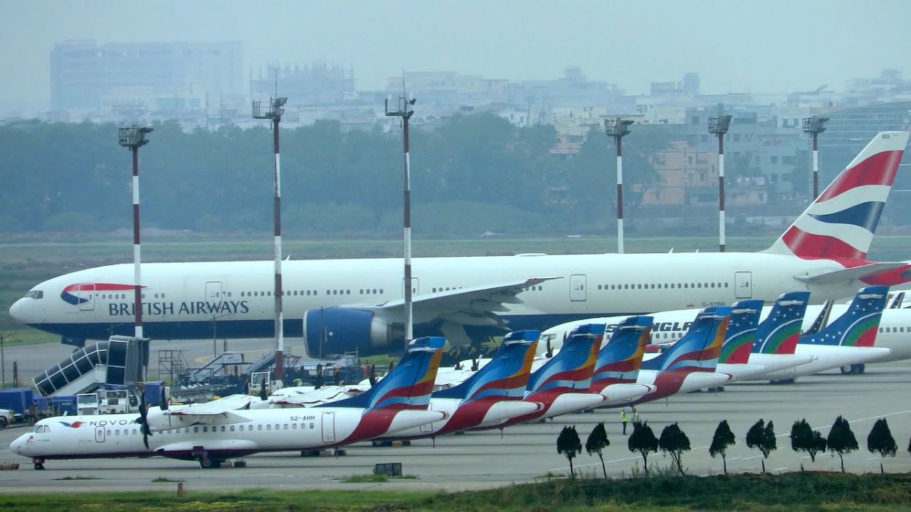 British Airways Boeing 777 Startup Taxi Takeoff with ATC