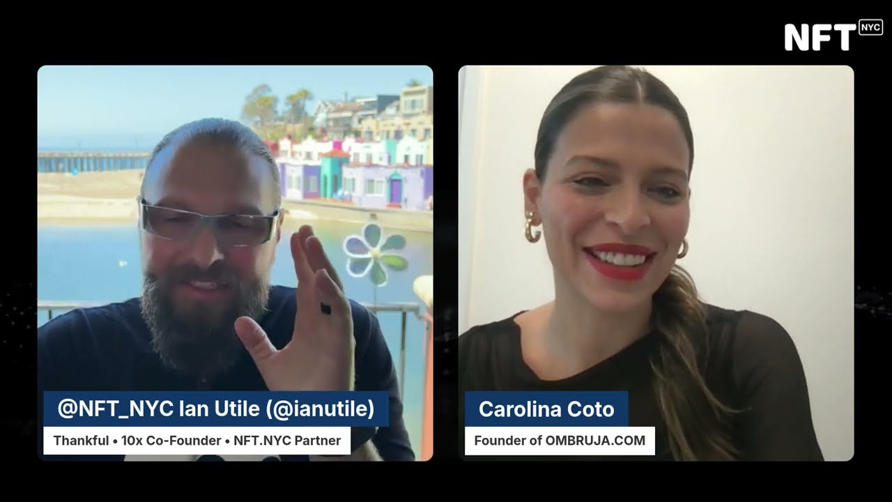 Artist Carolina Coto and Host Ian Utile - NFT NYC 2025 Pre-Event Beachside Chat