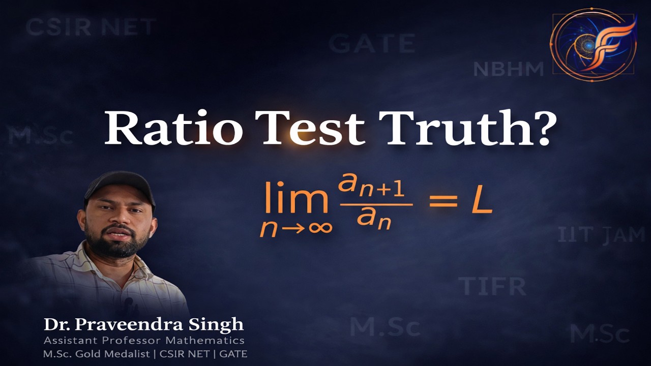 Ratio Test Explained | Real Analysis Sequence | CSIR NET GATE