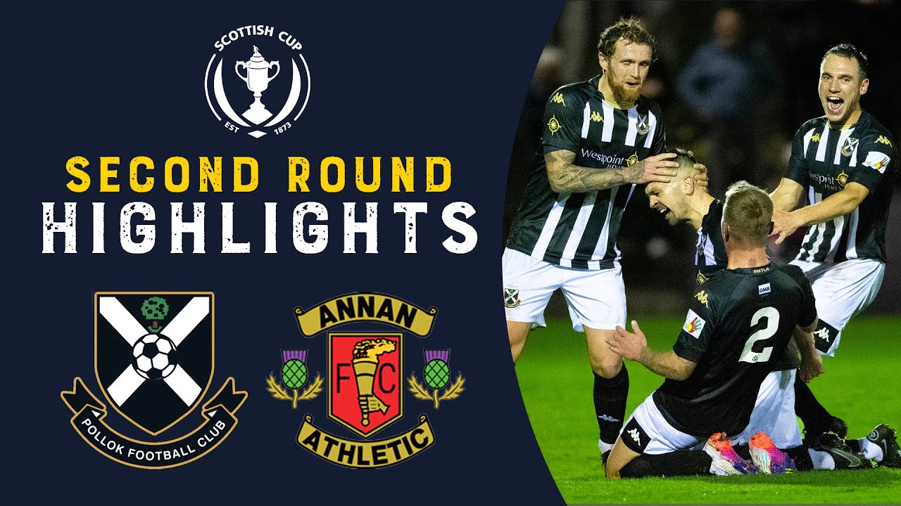 Pollok 4-3 Annan Athletic | Highlights | Scottish Cup Second Round 2022-23