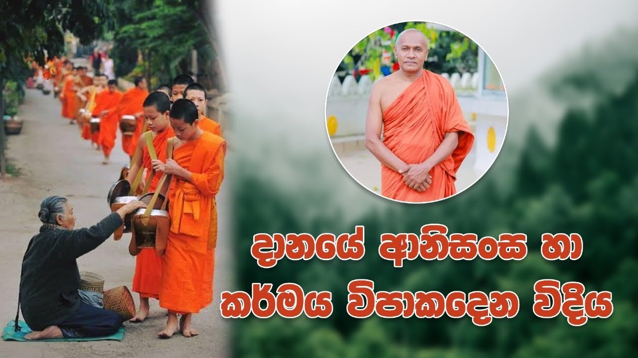 දානයේ ආනිසංස හා කර්මය විපාකදෙන ආකාරය | Dharma Deshanawa|දකුණු කොරියාවේ අපේ පන්සලේ සිට