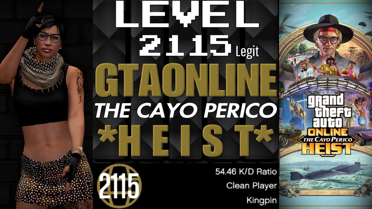 #PS4.. #GTAOnline: THE CAYO PERICO HEIST.. #SOLO: Level 2115 & K/D 54.46 Legit.. (^^)