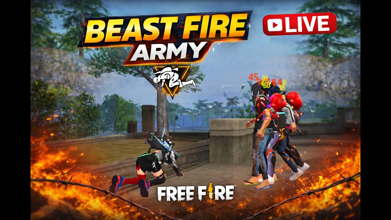 Free fire Mobile live with Jaani #shortfeed #freefiremaxlive #verticallive #beastfirearmyff