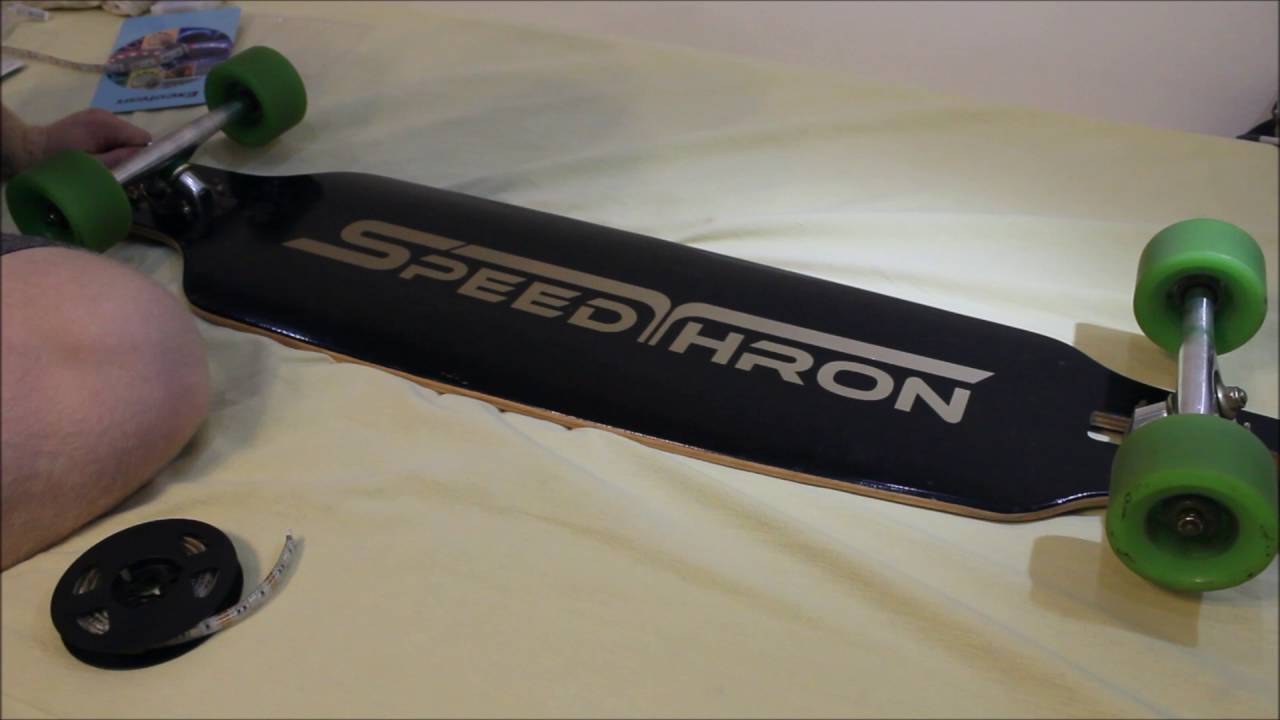 Longboard von SpeedThron mit LED Stripe umbau