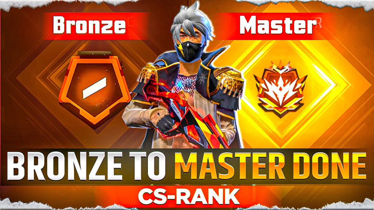 Bronze To Master ✅Season 34 // Cs Rank gameplay ☠️ #gwdev