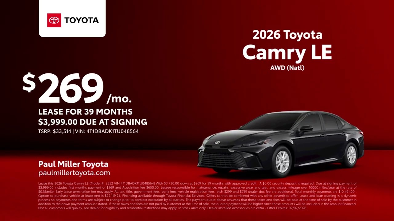 Toyota Camry 01/15/2026 6767650