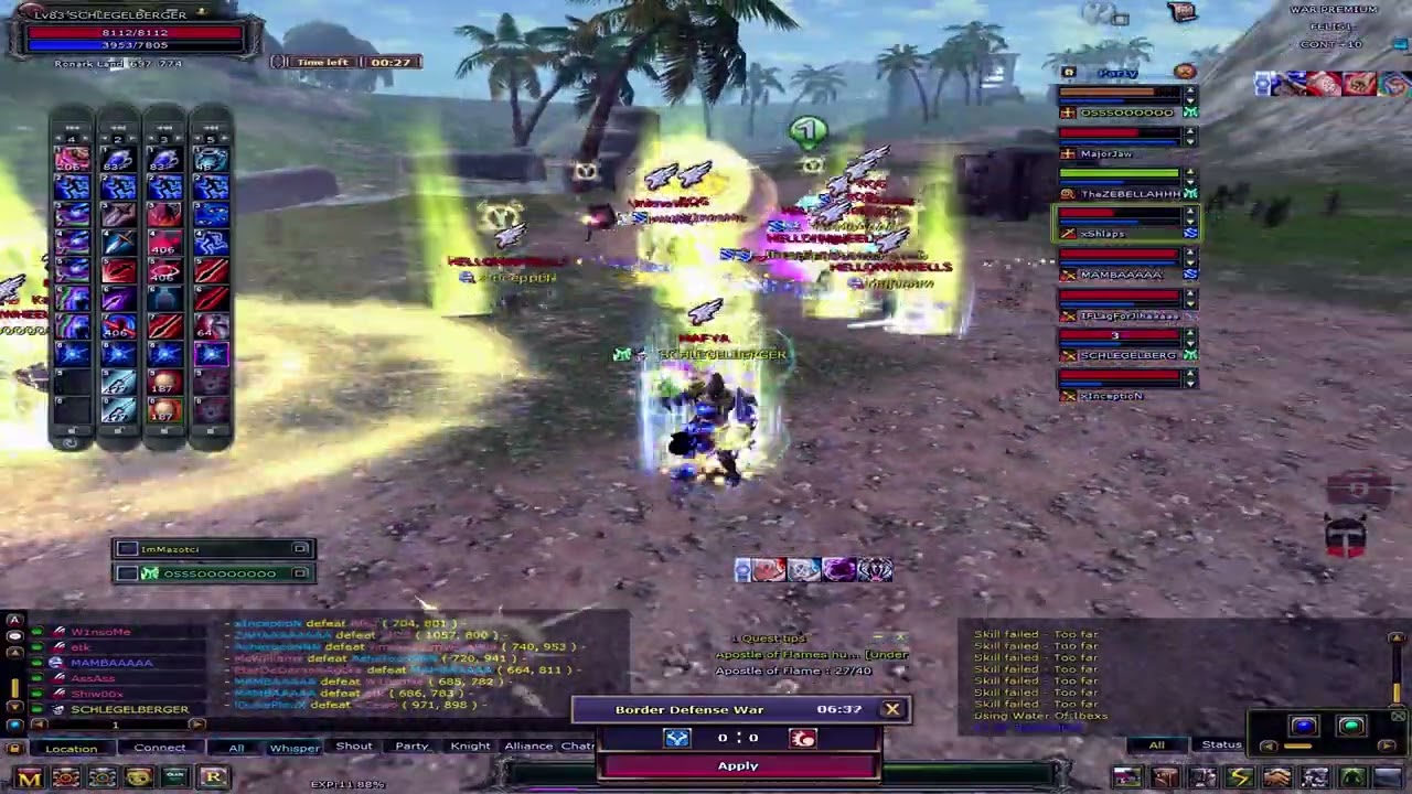 Knight Online FELİS - HELLONWHEELLS vs RQG 7v8 8v8