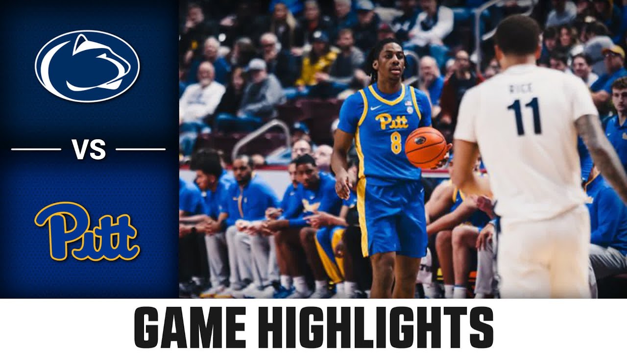Pitt vs. Penn State Game Highlights | 2025-26 ACC Men's Basketball