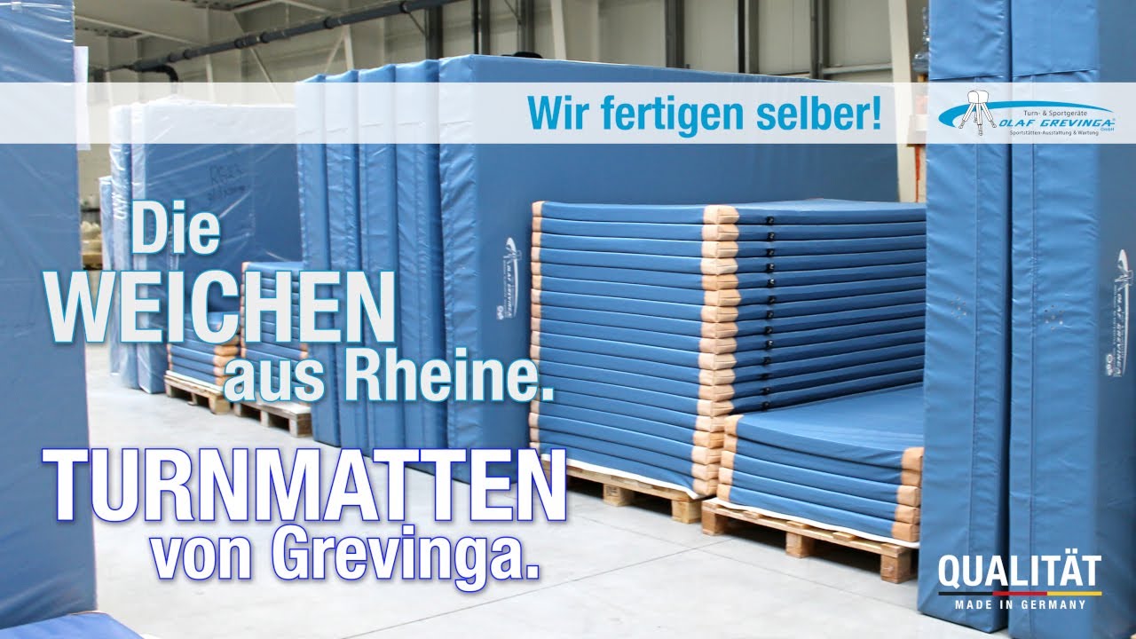Unsere Grevinga®-Turnmattenherstellung!