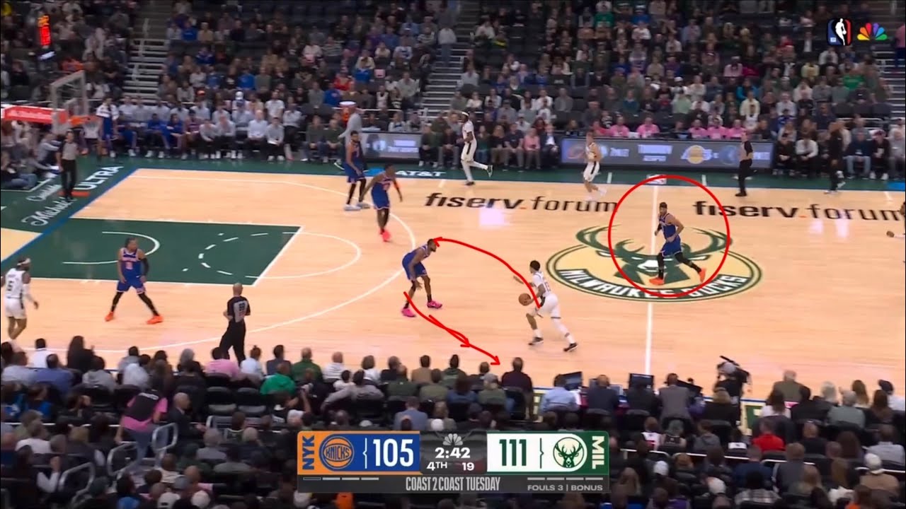 NEW YORK KNICKS criminally negligent trash coaching vs. MILWAUKEE BUCKS