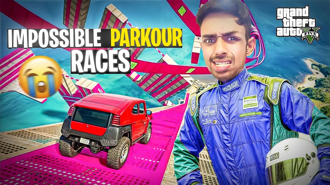 💀 This Parkour Race Tests Pure Nerves 🛑| GTA 5 Online LIVE  |⚡Vaka Plays #live #gta #parkour
