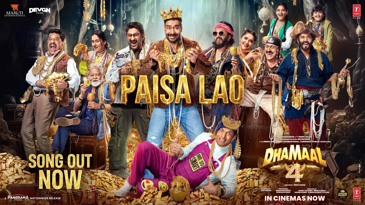 Dhamaal 4: Paisa Lao (Song) | Ajay Devgn, Arshad, Riteish, Jaaved | Neeraj S,Tanishk B,Param R