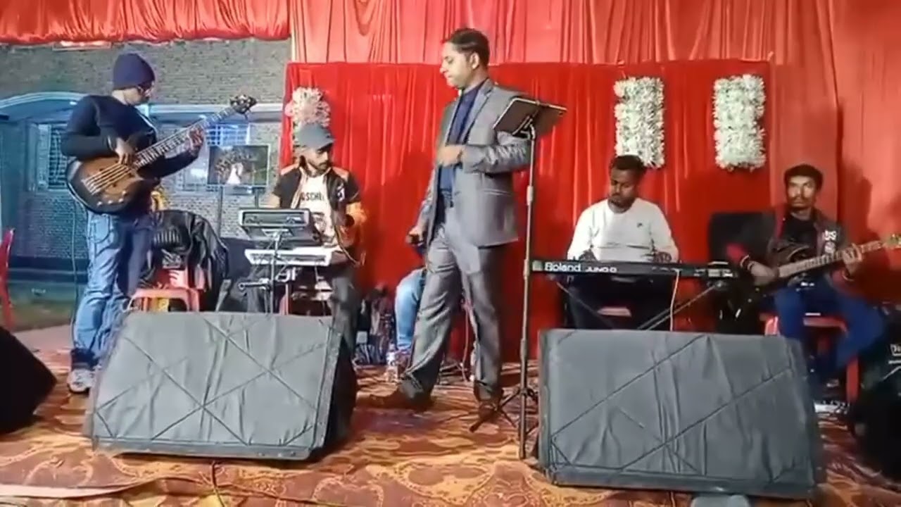 Live Orchestra Program || Ghum Ghum || Bengali song of Amit Kumar || Asansol West Bengal 