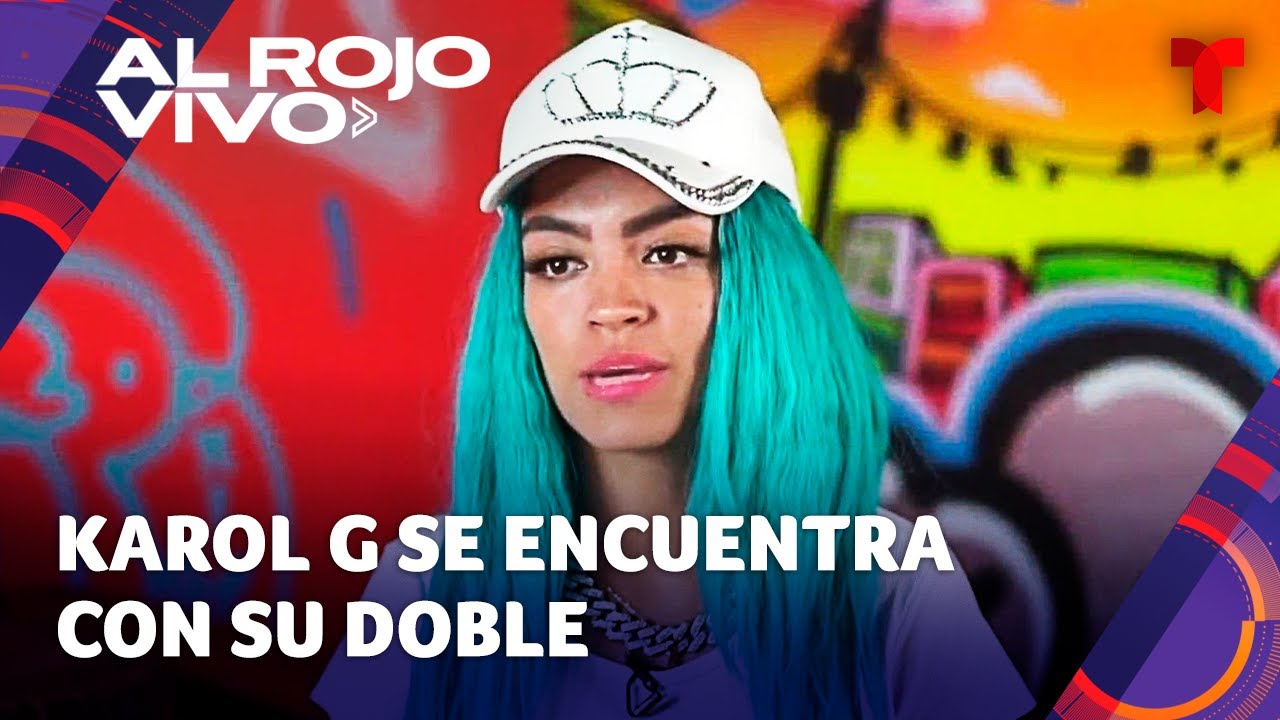 Karol G se encuentra cara a cara con su doble colombiana