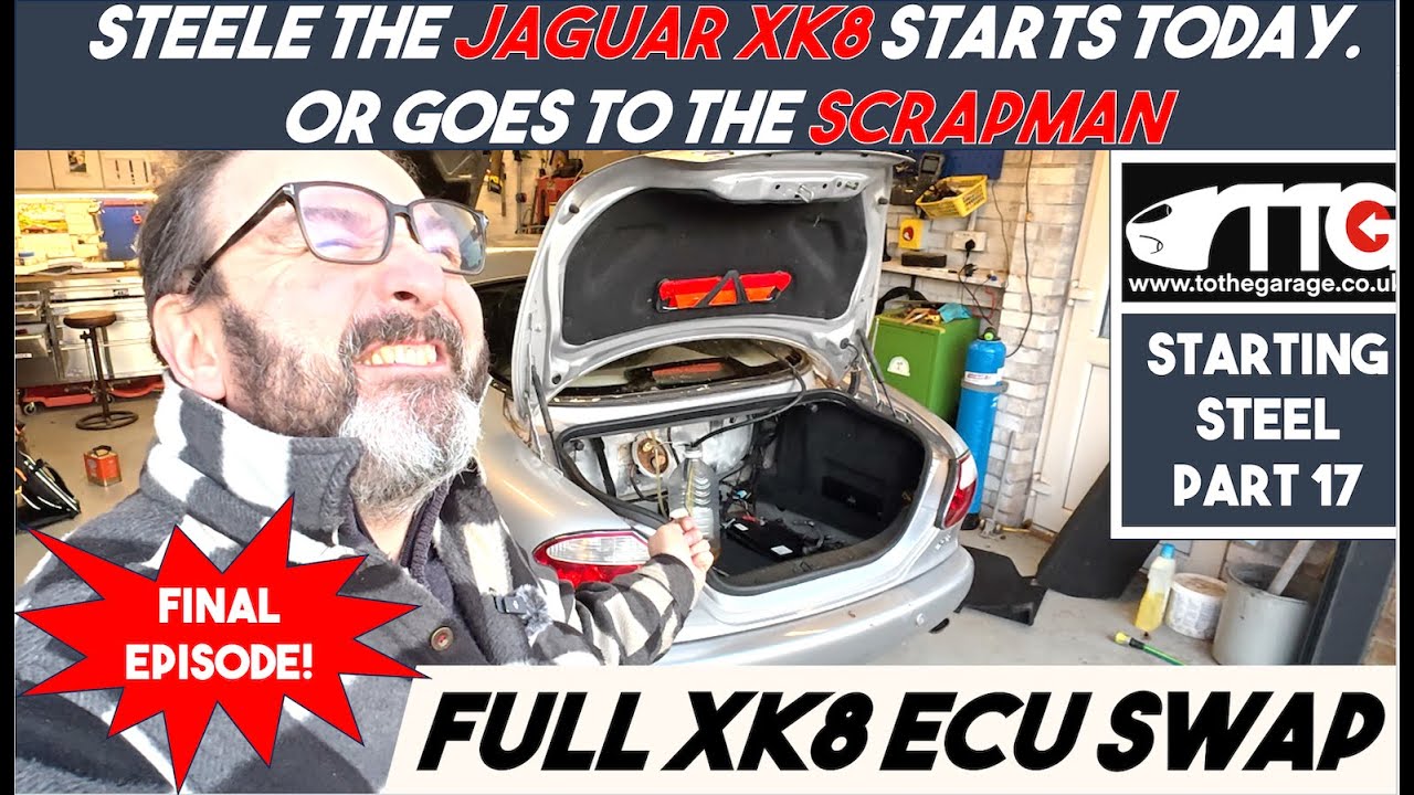 Starting Steel Ep17 my JAGUAR XK8 gets a full ECU & Key transponder swap. It's Victory or scrap man