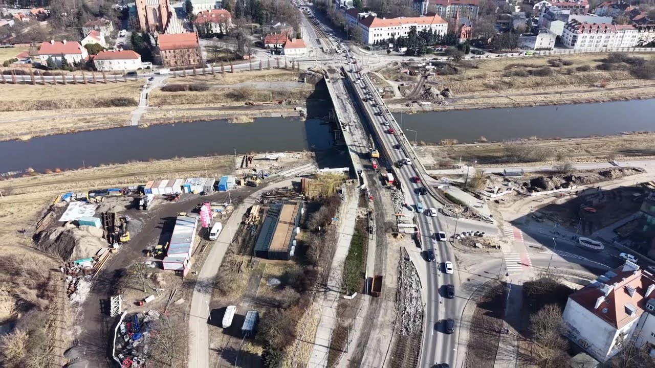 Most Bolesława Chrobrego 28 lutu 2026