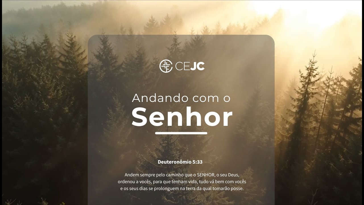 ANDANDO COM O SENHOR | PR. ROBERTO | 26-02-2026