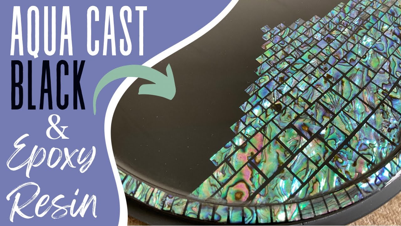 Aqua Cast Black & Epoxy Resin with Seashell Veneer for a Quality Feel