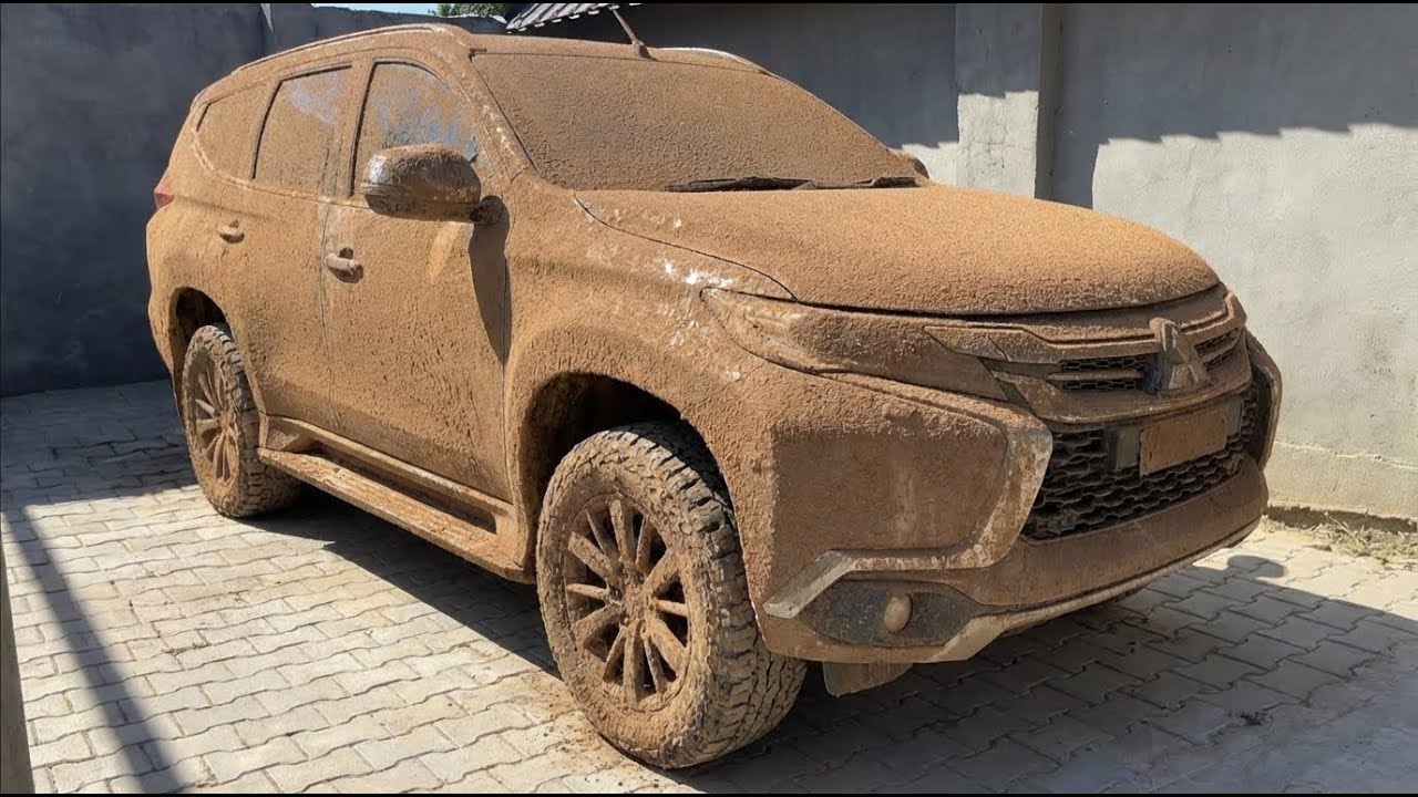 ASMR Detailing Car Wash Mitsubishi Pajero Sport - Exterior And Interior Detailing Satisfying