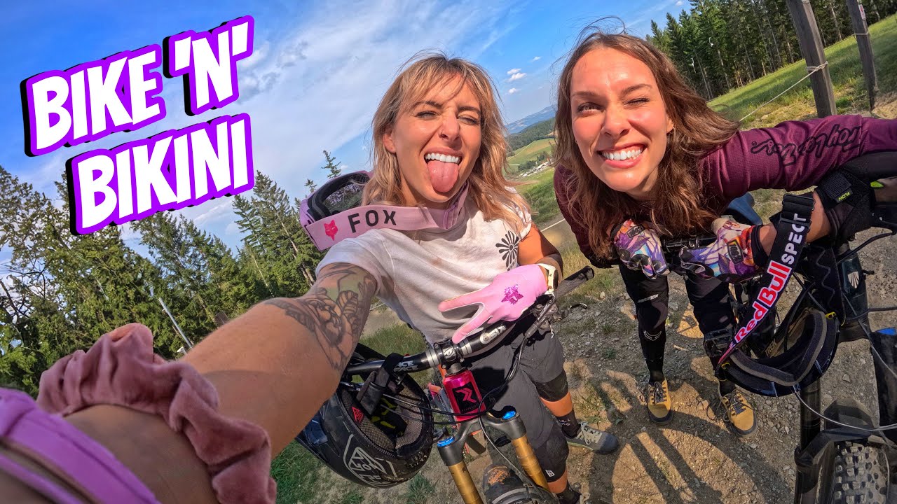 MTB Anfängerin im Bikepark! @SabrinaOutdoors 2. Versuch & der perfekte Abschluss!