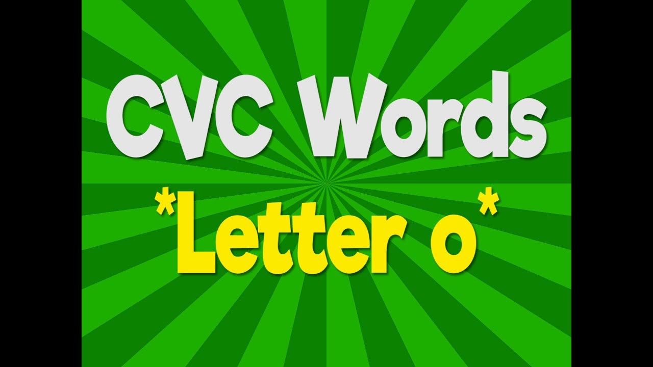 CVC Words | Letter o | Consonant Vowel Consonant | Phonics Song | Jack Hartmann