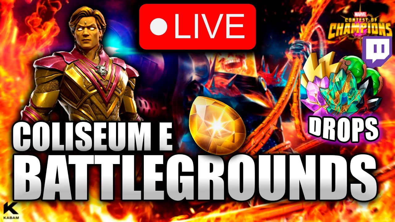 DROPS ON! TESTES NO COLISEUM + BATTLEGROUNDS