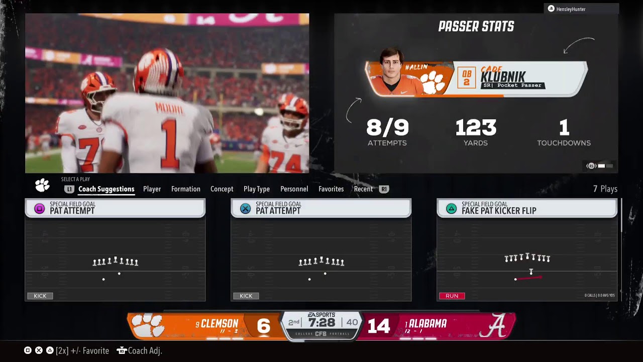 Clemson vs Alabama
