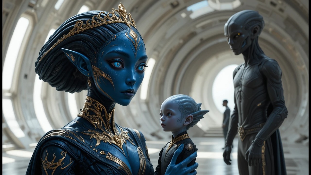 Wounded and Abandoned Until the Alien Queen Saw a Human Find Her and Save Her