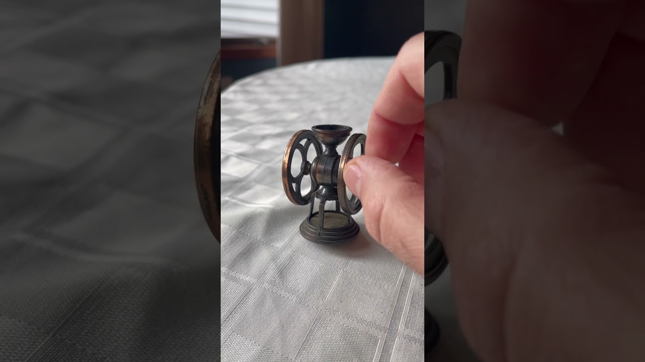 World&rsquo;s Smallest coffee bean grinder #vintagetoys #miniatures #coffee #shorts #subscribe