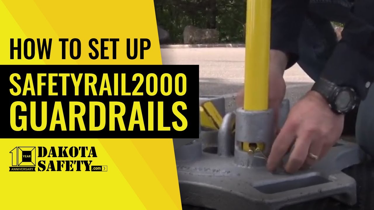 How To Set up the SafetyRail2000 Non-Penetrating Fall Protection Guardrail System