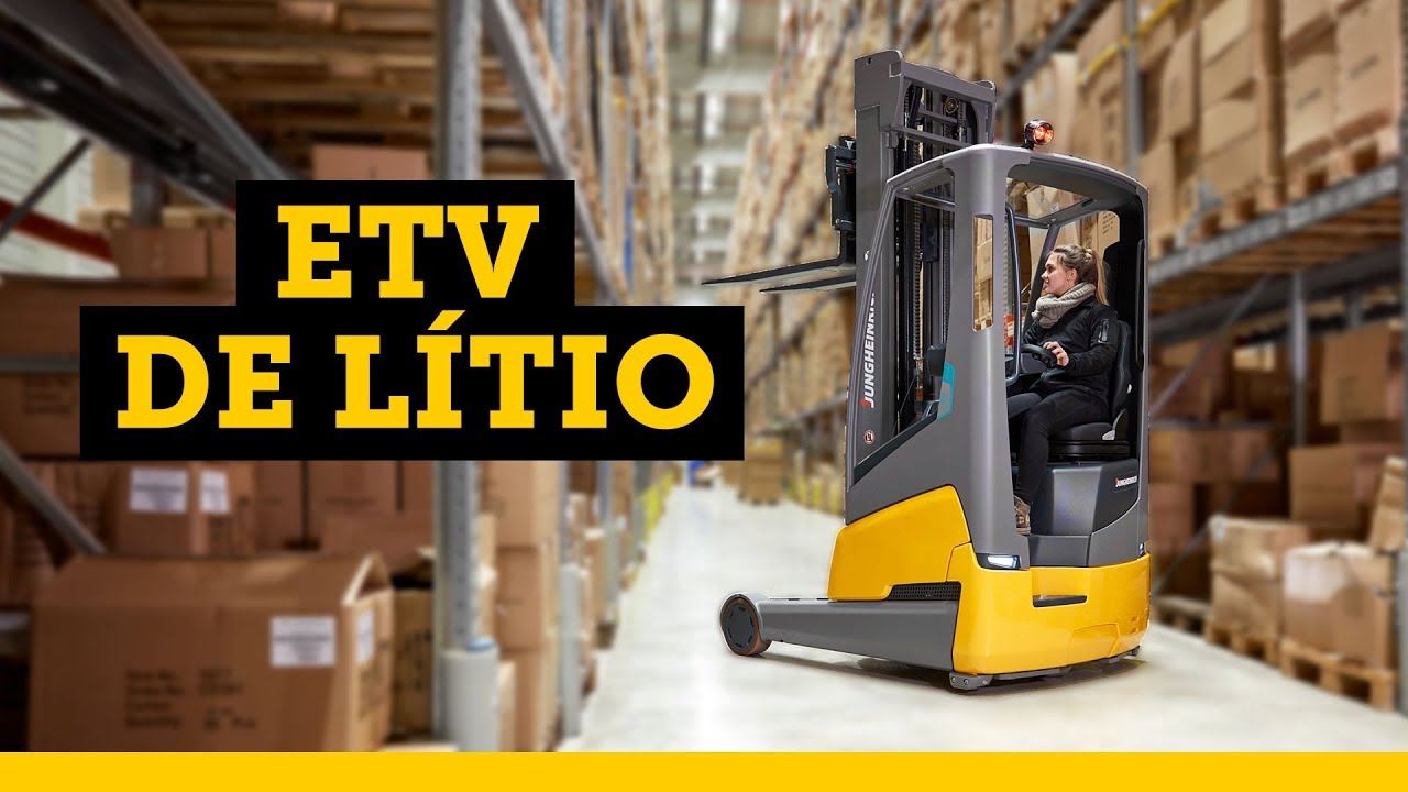 Empilhadeira retrátil ETV 216i com bateria de lítio | Jungheinrich Brasil