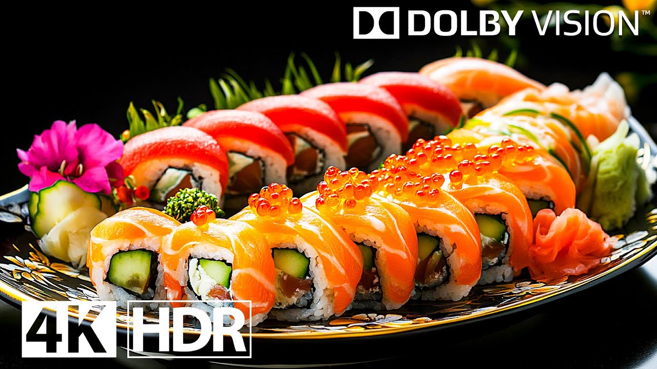 Самые вкусные в мире блюда в формате 4K HDR &mdash; Dolby Vision (видео 4K ULTRA HD)