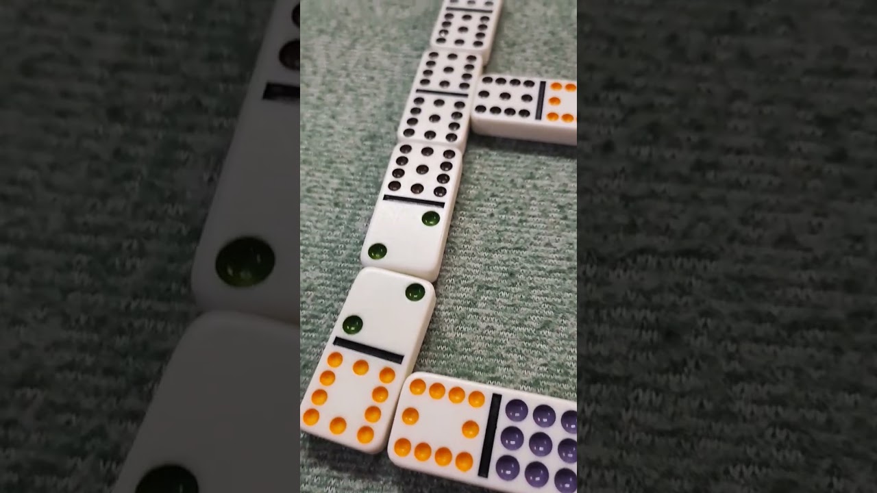 91 pieces Domino's Tile Game#games #letssitnplay #boardgames #domino