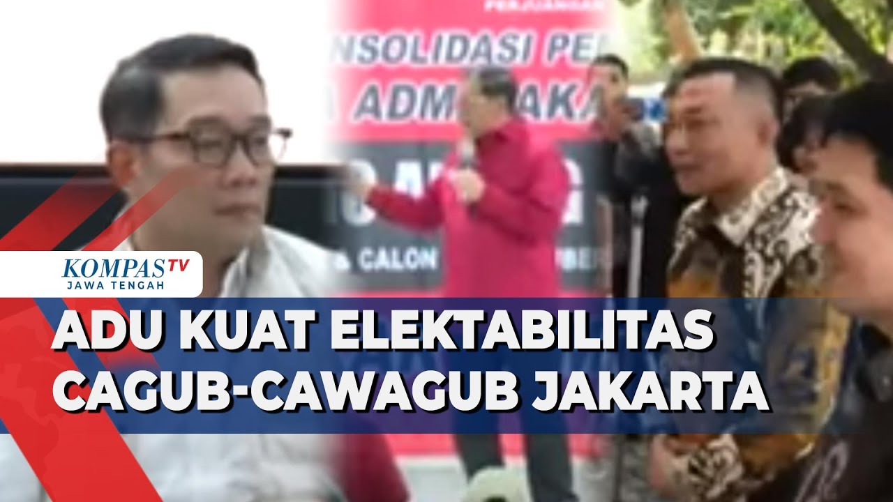 Adu Kuat Elektabilitas Cagub-Cawagub Jakarta