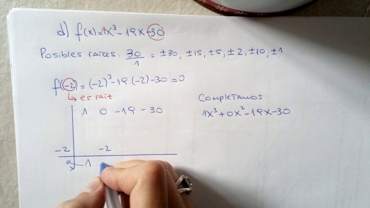 Factorización Polinomio Incompleto