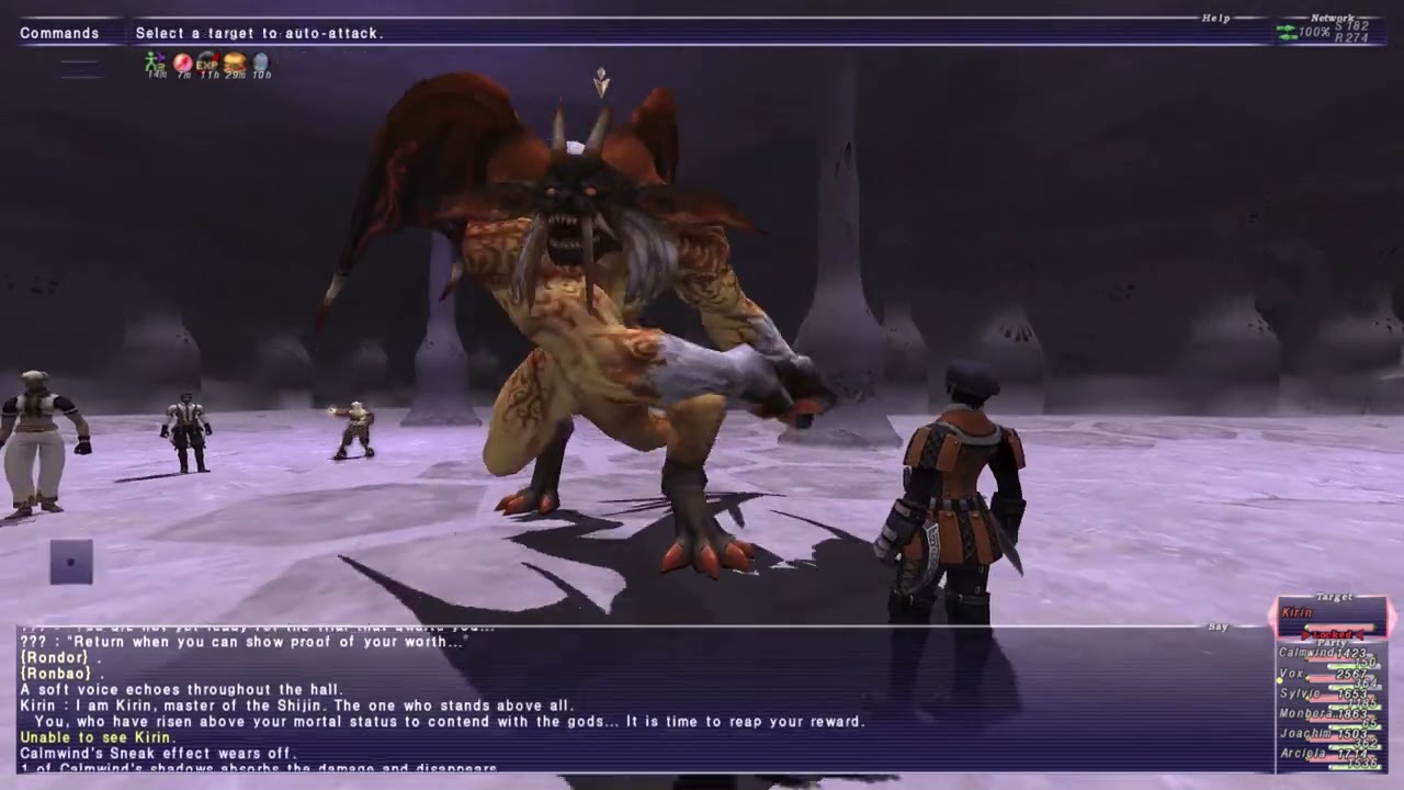 Let's Play FFXI! Notorious Monster: Kirin