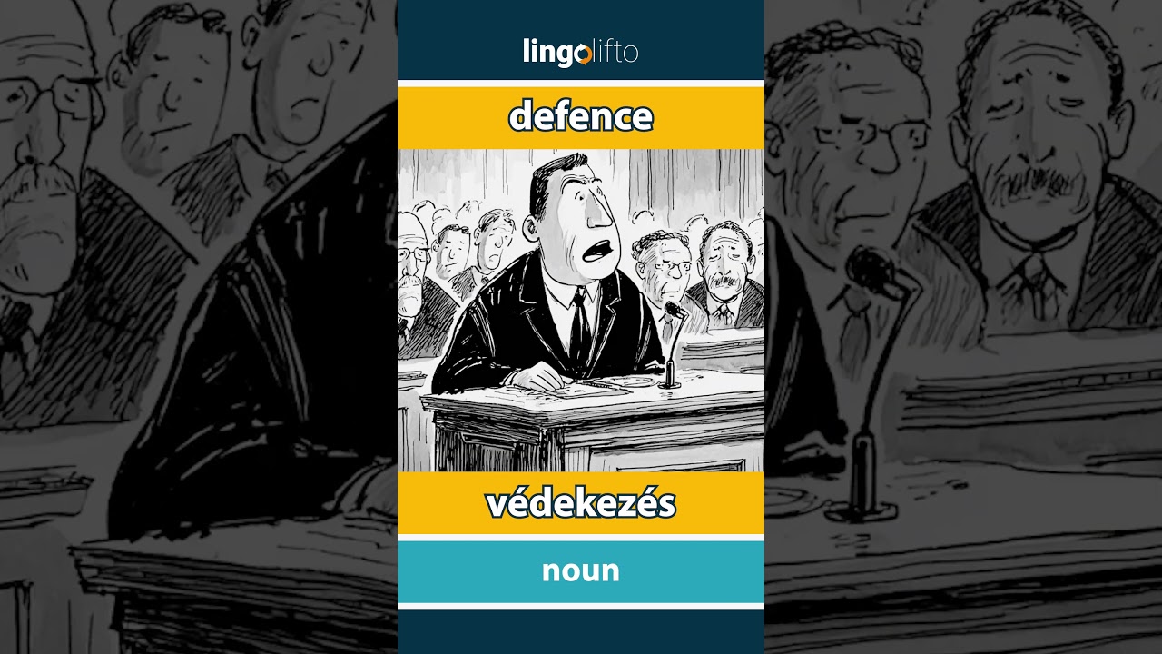 🇬🇧🇭🇺 defence - védekezés : learn English : tanuljunk angolul : vocabulary builder
