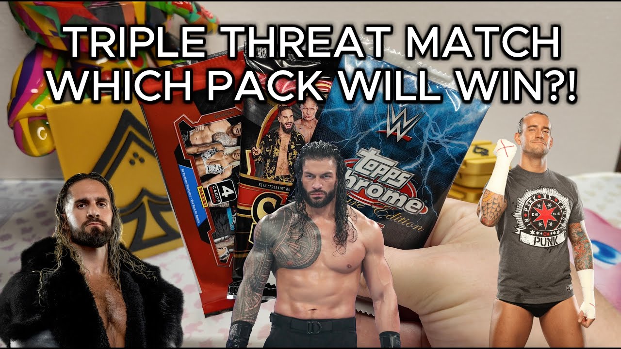 WWE Card TRIPLE THREAT Opening&mdash;Celebrating WrestleMania 41!