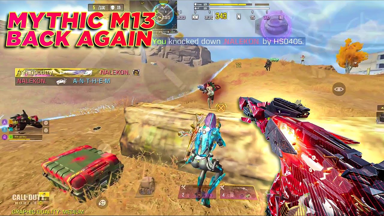MOST FAVORITE MYTHIC M13 is BACK AGAIN 😍 | COD MOBILE !!