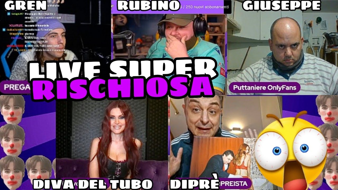 ANDREA DIPR&Egrave; E GIUSEPPE SIMONE *SI CONFRONTANO* AL CIRCO!! *live rischiosa*