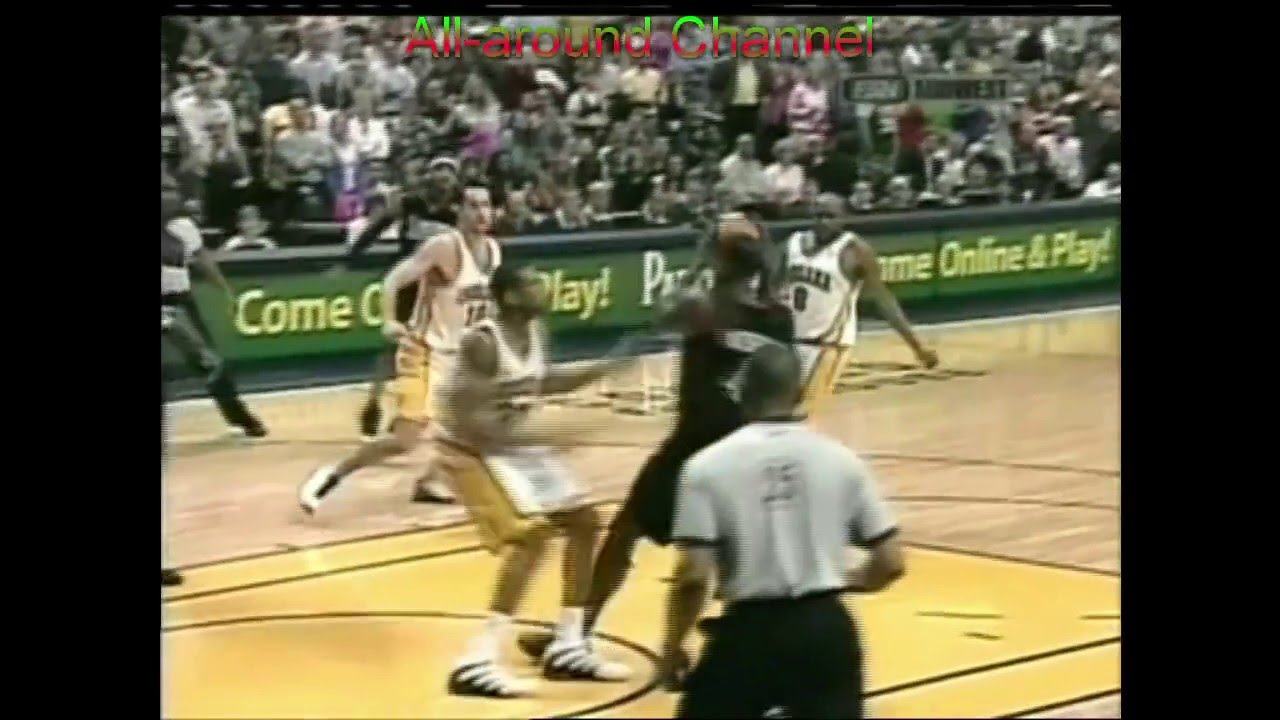 Allen Iverson (43pts) vs Reggie Miller (13pts) 04-05. The Last Meeting
