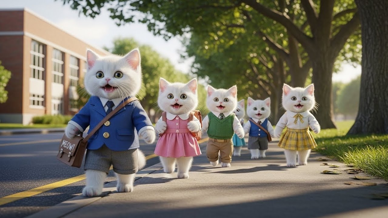 म्याऊँ म्याऊँ बिल्ली करती |Meow Meow Billi Karti |Funny 3D Cat Rhyme for Kids" 