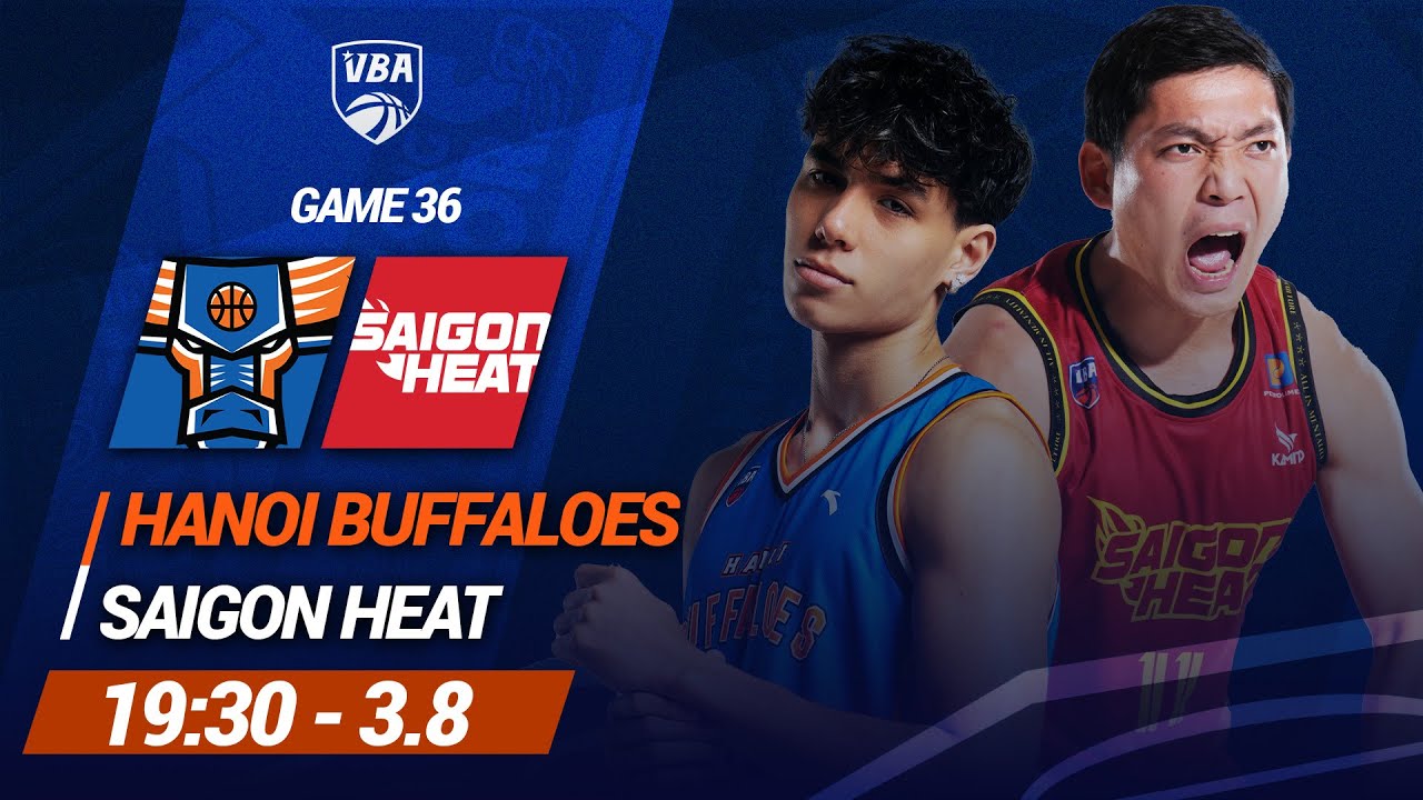 🔴 Livestream Hanoi Buffaloes - Saigon Heat | Giải bóng rổ chuyên nghiệp Việt Nam - VBA 2024
