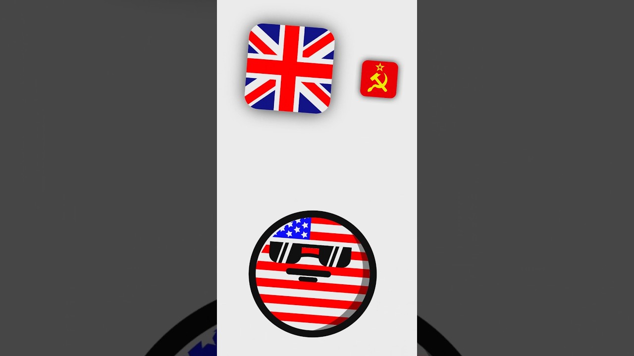 Team British Empire vs Team USSR #countryballs