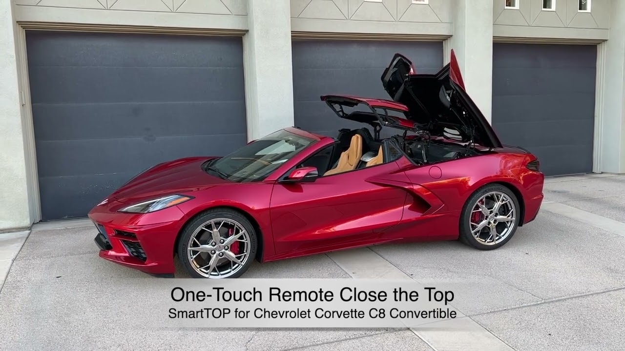 mods4cars SmartTOP for Chevrolet Corvette C8 Convertible - One-Touch / Remote open / close Top