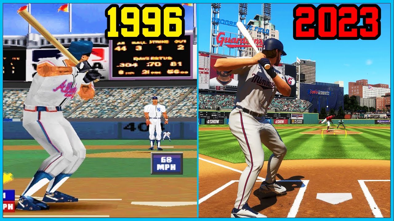 MLB THE SHOW evolution [1996 - 2023]
