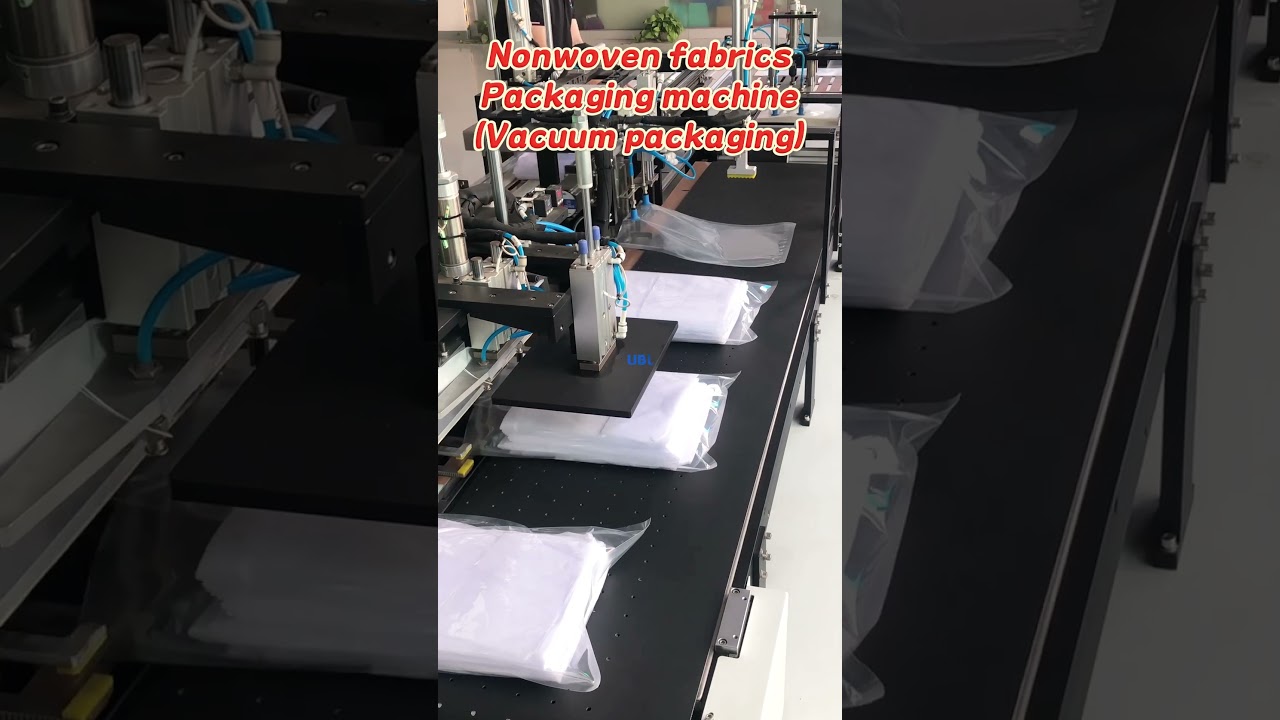 Nonwoven fabrics Packaging machine(Vacuum packaging）