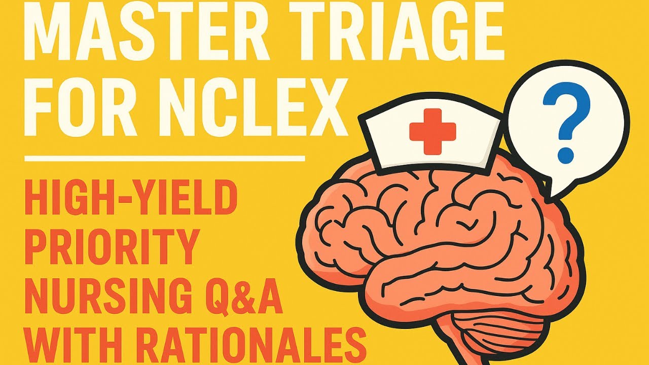 Triage NCLEX Questions & Answers 🩺 | Full Rationales & Priority Nursing Concepts