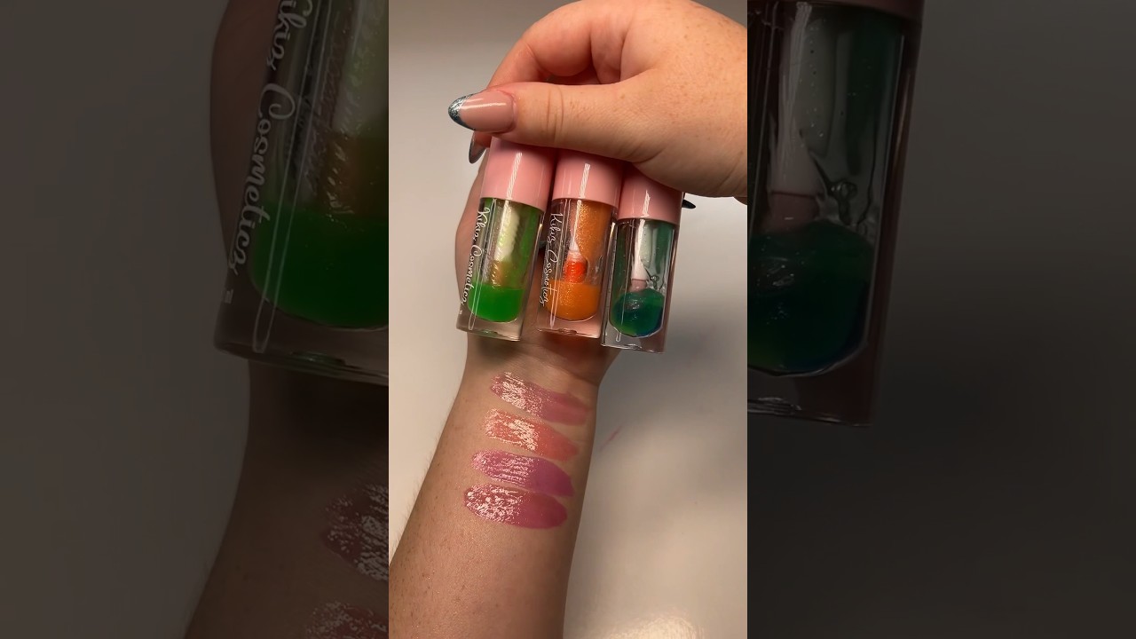 Mixing THREE color changing glosses 😱🫣💗 