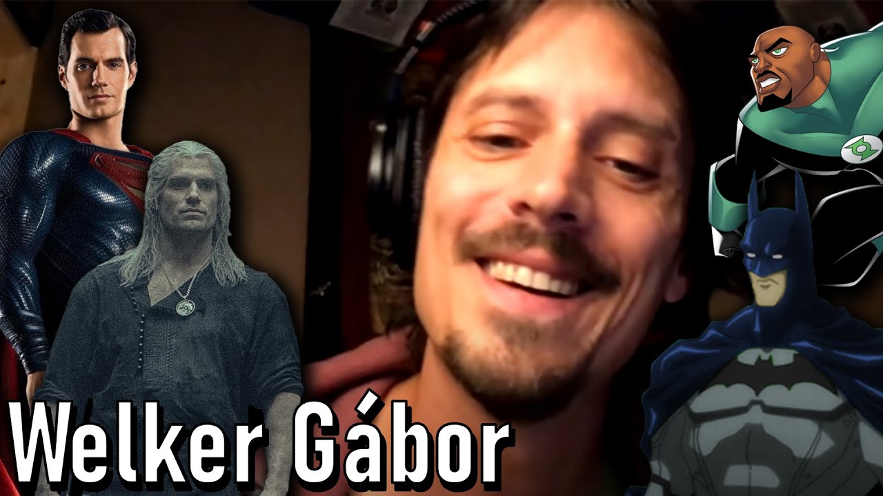 Interjú Welker Gáborral! - A Vaják, Superman, Zöld Lámpás, Fenegyerek, Batman hangja!